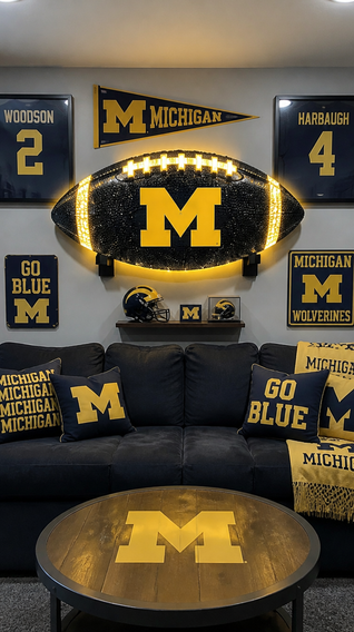 Gridiron Glow LED Lamp